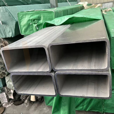 Korozyona dayanıklı Büyük Boyutlu Kaynatılmış Inox Metal Boru 201 304 316 Sınıf 150mmx300mm Paslanmaz Çelik Dörtgen Boru