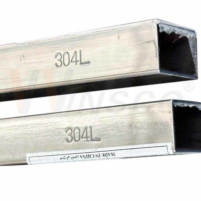 Korozyona Direnci Winsco Metal Inox kaynaklı boru 304L Sıvı Paslanmaz Çelik Yuvarlak Kare Dörtgen Tüp