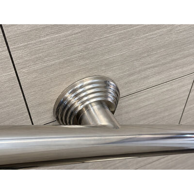 SS 201 304 Sıvı Sıvı Sıvı Altın Paslanmaz Çelik Çubuk Altı Kapak 19mm 1'' 2' 63.5mm Yuvarlak Newel Post