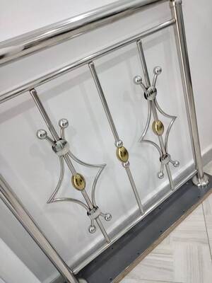 Ayna Gümüş Altın Inox Çit Aksesuarları SS 201 304 Paslanmaz Çelik 19 mm Handrail Boru için Bambu Ortak Bağlantısı