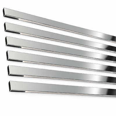 Banyo Mobilyaları İçin 30x10mm SUS 304 316 201 8K Ayna Cilalı Paslanmaz Çelik Dikdörtgen Tüp