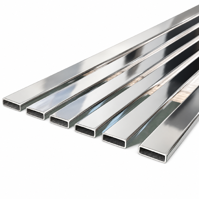 Banyo Mobilyaları İçin 30x10mm SUS 304 316 201 8K Ayna Cilalı Paslanmaz Çelik Dikdörtgen Tüp
