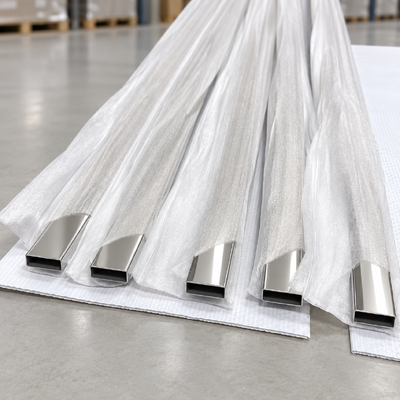 30x10mm SUS 304 316 201 8K Yansıtıcı cilalı paslanmaz çelik düzgen boru banyo mobilyaları ve dekorasyonu için