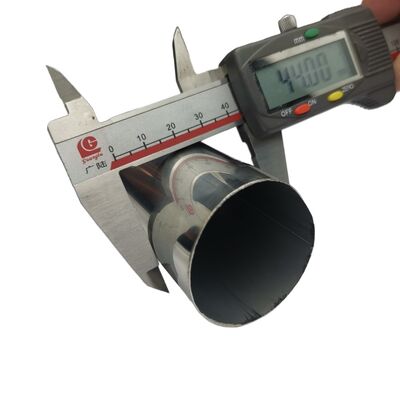 1 3/4 inç Satin Paslanmaz Çelik boru 0.8mm-3.0mm Kalınlığı Ayna 44.5mm Inox Yuvarlak Tüp 201 304 316 Sınıf