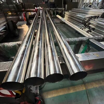 1 3/4 inç Satin Paslanmaz Çelik boru 0.8mm-3.0mm Kalınlığı Ayna 44.5mm Inox Yuvarlak Tüp 201 304 316 Sınıf