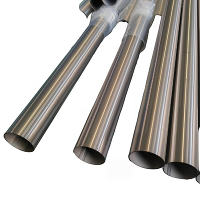 Winsco Metal 33mm Paslanmaz Paslanmaz Çelik Yuvarlak Tüp SUS201/304/316, 0.4mm-3.0mm Duvar Kalınlığı, Merdiven Parmaklık Balustrası için Saç çizgisi