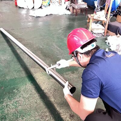 ASTM A554 Stainless Steel Round Pipe 201 304 316L with 0.4-2.0mm Wall Thickness for Central Asia Construction Handrail