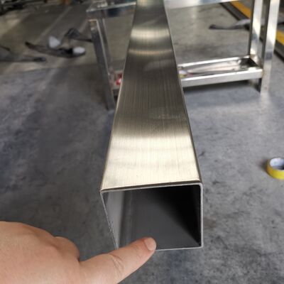 İnşaat ve Rezillik için 10×10 mm'den 200×200 mm'ye kadar paslanmaz çelik kare ve dikdörtgen borular 1.5-5.0 mm duvar kalınlığı