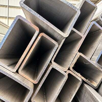 150x300mm Büyük Boyutlu Saldırılmış Paslanmaz Çelik Dörtgen Tüp SS201 SS304 SS316 İnşaat ve Üretim için