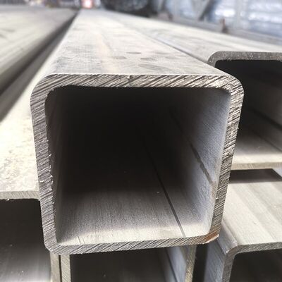 SUS 201 AISI 304 TP 316 Sınıf Büyük Boyutlu Inxo Kalın Duvarlı Tüp 120mmx120mm Paslanmaz Çelik kare boru