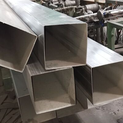 Daha Düşük Maliyet 201 304 316 Sınıf Inox Kare Tüp Ayna Lekesi Bitirilmiş 200mmx200mm Büyük Boyutlu Paslanmaz Çelik Boru