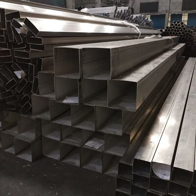 Daha Düşük Maliyet 201 304 316 Sınıf Inox Kare Tüp Ayna Lekesi Bitirilmiş 200mmx200mm Büyük Boyutlu Paslanmaz Çelik Boru