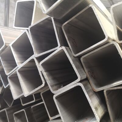 Daha Düşük Maliyet 201 304 316 Sınıf Inox Kare Tüp Ayna Lekesi Bitirilmiş 200mmx200mm Büyük Boyutlu Paslanmaz Çelik Boru