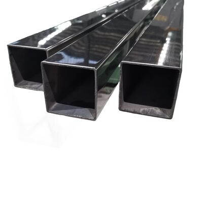 201 304 316 Sınıf Inox kaynaklı boru 100mmx100mm Büyük Boyutlu Paslanmaz Çelik Kare Boru 1.5mm-5.0mm Kalınlığı