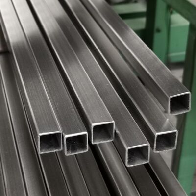 0.6mm-3.5mm Kalınlığı Ayna Satin Yüzeyi 201 304 316 Sınıf 30mmx30mm Paslanmaz Çelik Inox Kare Tüp Borusu
