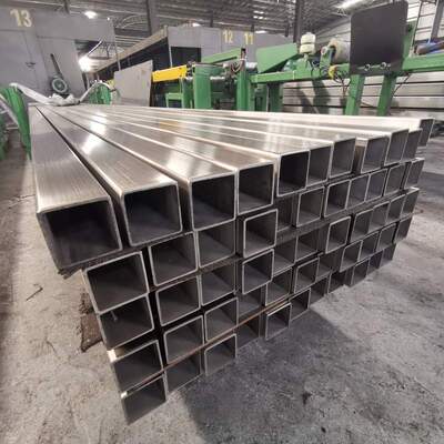 SUS 201 304 316 Ayna Saten Bitirilmiş Inox Kaynaklı Boru 0.7mm-3.5mm Kalınlığı Paslanmaz Çelik Kare Boru 40mmx40mm