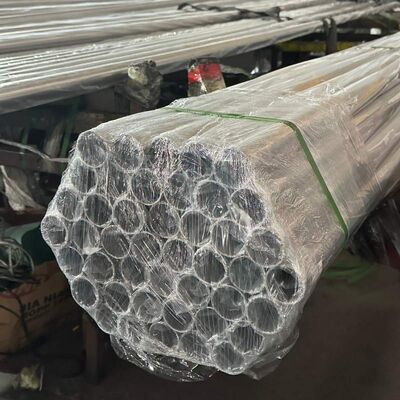SUS 201 304 316 Ayna Saten Finish 1 1/2 'Stainless Steel Yuvarlak Tüp 0.4mm-3.0mm Duvar Kalınlığı Inox Çit borusu 38.1mm