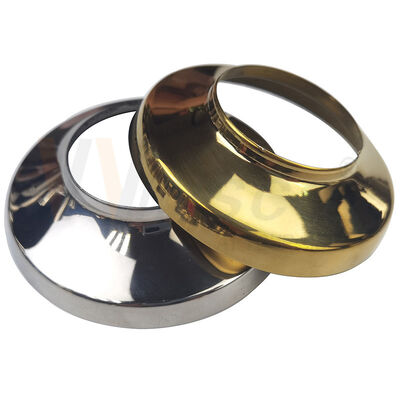 Üreticisi Gümüş Altın SS 201 304 316 Sıvı Sıranı Fittings Yuvarlak Balustrad için Paslanmaz Çelik Post Alt Yapısı Kapağı