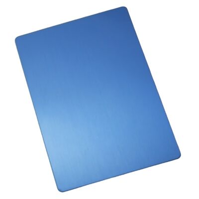 SS201 Soğuk Haddelenmiş Mavi PVD Hairline No.4 Paslanmaz Çelik Levha 1220×2440mm 4x8ft Dekoratif Inox Plaka