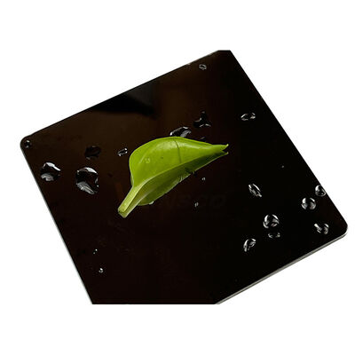 Black Mirror Stainless Steel Sheet in AISI 201 304 316 with Factory Direct Supply