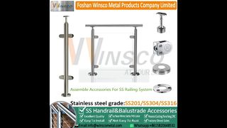 WINSCO PASLANMAZ ÇELİK MERDİVEN AKSESUARLARI